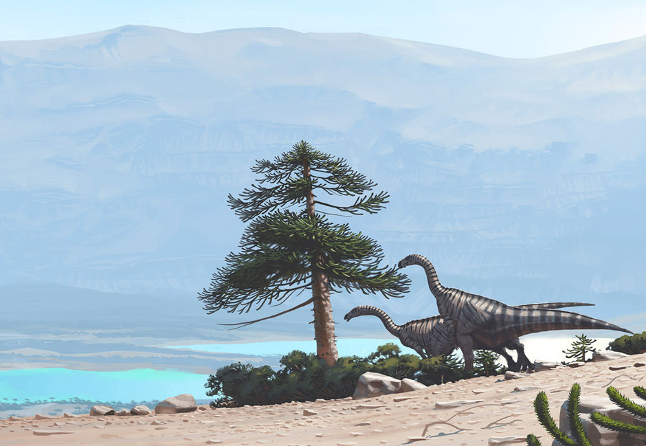 Plateosaurus. Bild: Simon Stålenhag